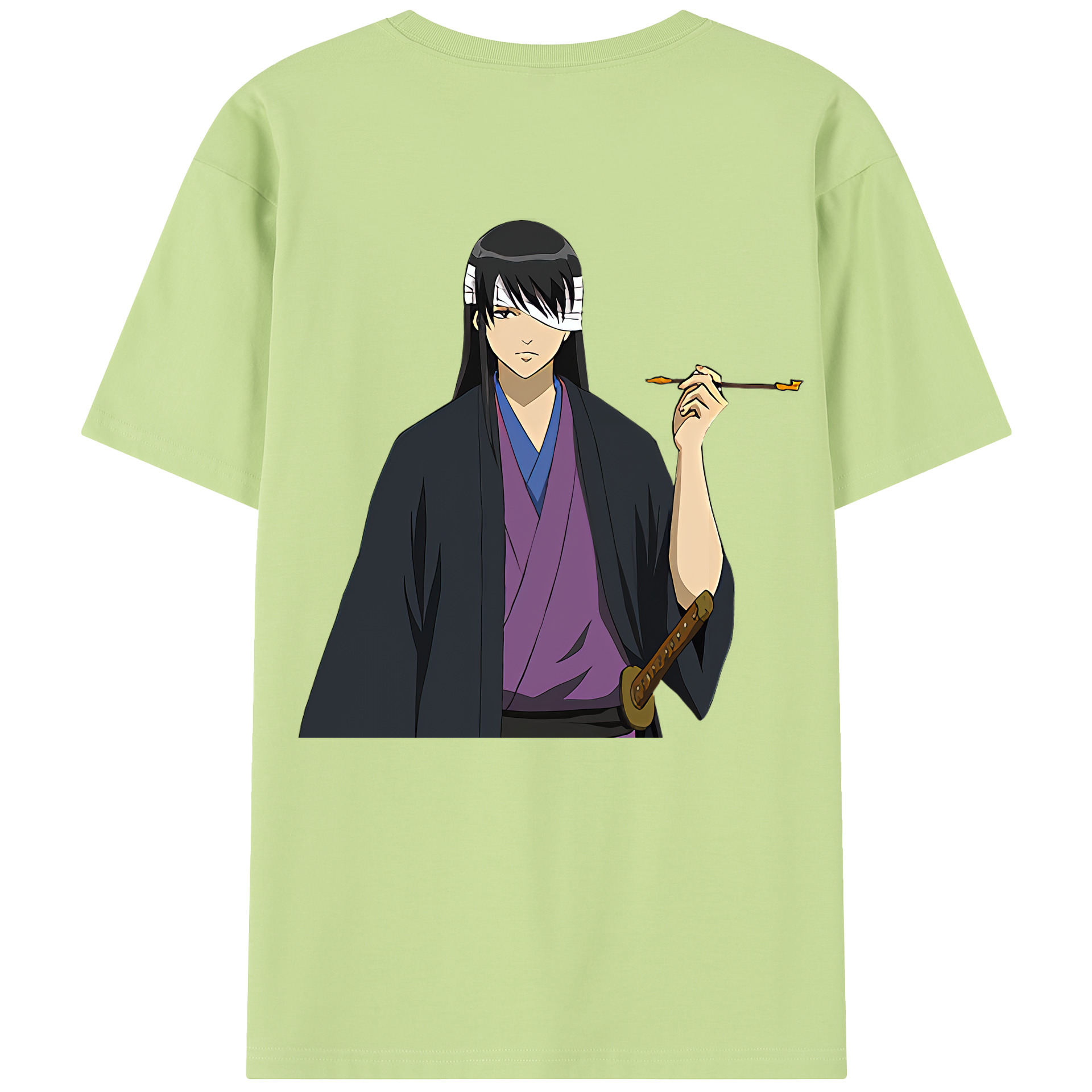 （画像用） ぎんたま 坂田銀時（さかたぎんとき） 神楽 志村新八（しむら しんぱち） GINTAMA Sakata Gintoki Kagura Shimura Shinpachi 綿100％半袖Tシャツ（背面プリント）